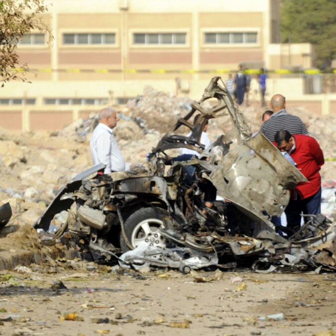  نجاة قاضى عضو يمين مرسى من محاولة اغتيال بسيارة مفخخة