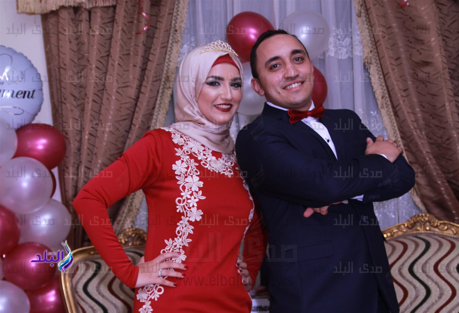 العروسين  محمد وندى 