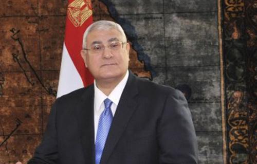  المستشار عدلي منصور