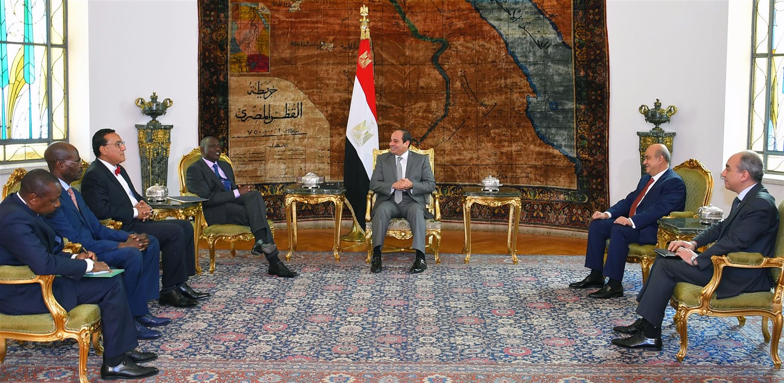 الرئيس السيسى ونائب رئيس جمهورية كينيا الرئيس السيسى ونائب رئيس جمهورية كينيا