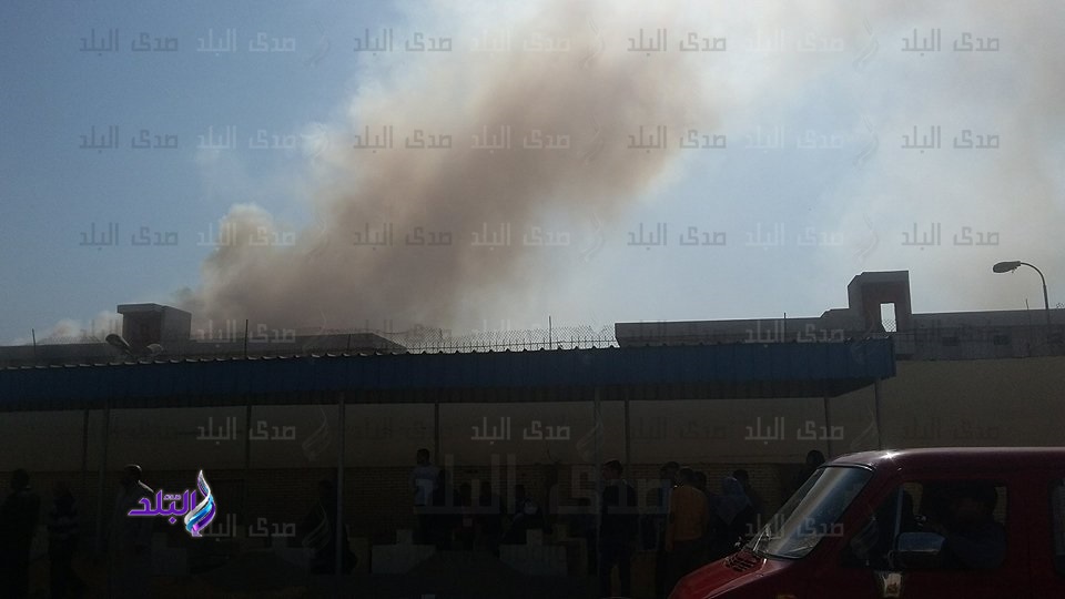 حريق هائل داخل منطقة التجنيد بطنطا