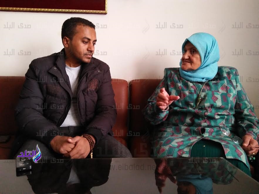 أثناء حوار محرر صدى البلد مع الدكتورة عفاف زيدان