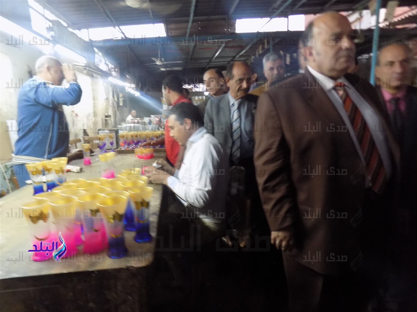 جانب من الزيارة جانب من الزيارة