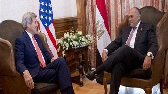 وزير الخارجية سامح شكري ونظيره الأمريكي جون كيري وزير الخارجية سامح شكري ونظيره الأمريكي جون كيري