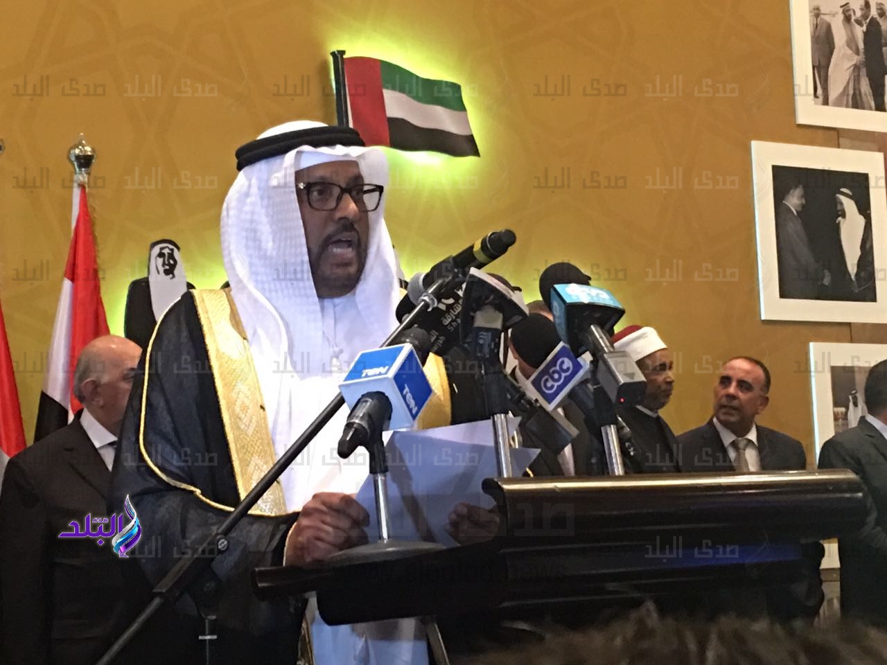 السفير جمعة مبارك الجنيبى سفير الامارات بالقاهرة