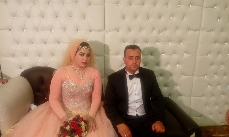 صورة من حفل الزفاف 