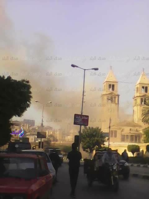 جانب من انفجار الكاتدرائية