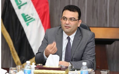 وزير الهجرة والمهجرين العراقي جاسم محمد إ وزير الهجرة والمهجرين العراقي جاسم محمد إ