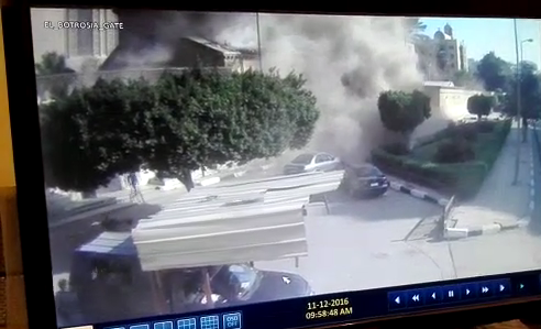 لأحظة تفجير الكنيسة البطرسية