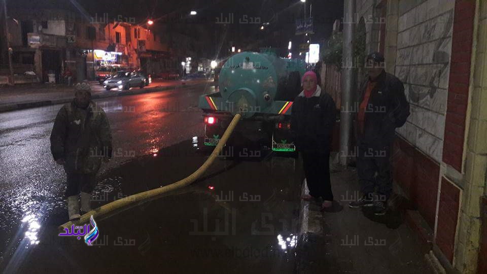 سقوط أمطار غزيرة بالغربية