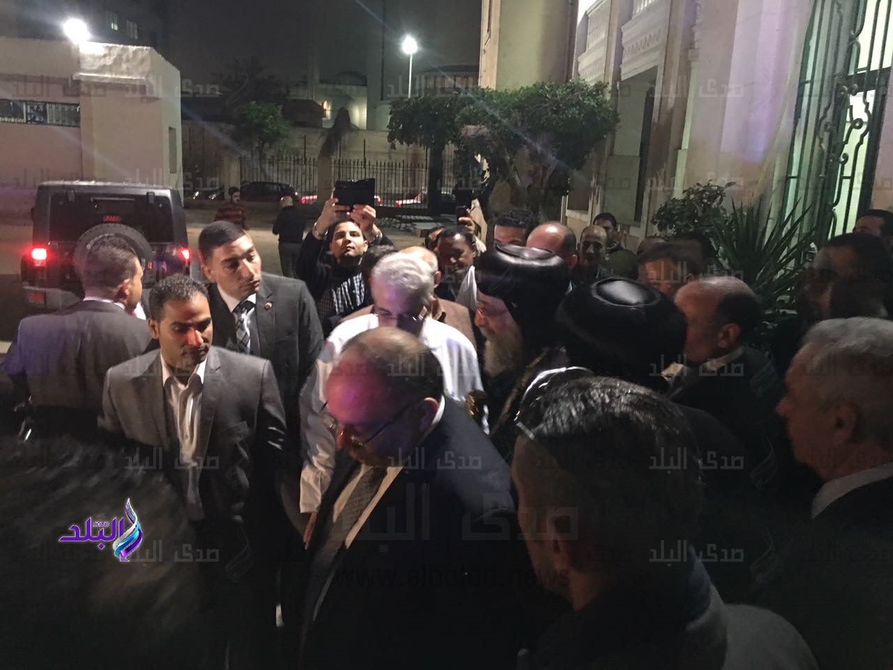 البابا تواضروس يزور المصابين