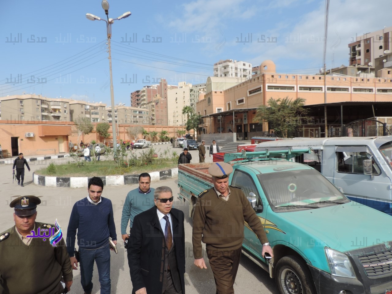 مدير أمن الفيوم خلال تفقد ادارة مرور