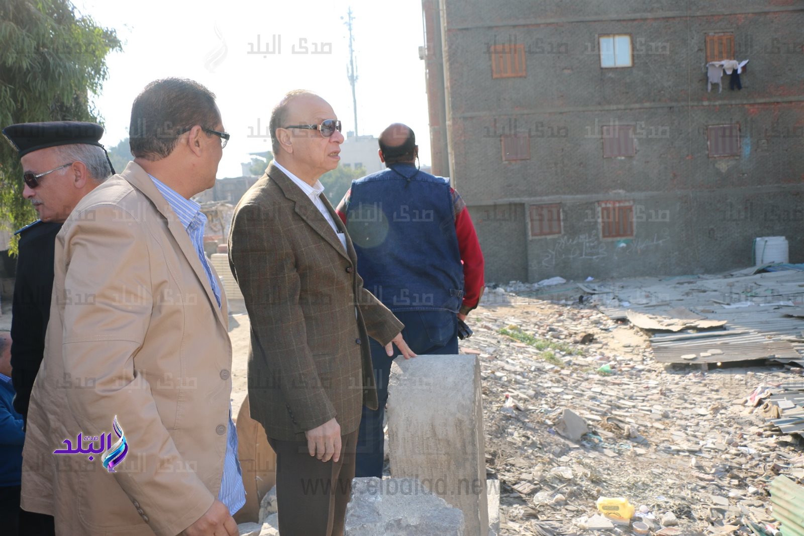 محافظ القاهرة خلال الجولة 