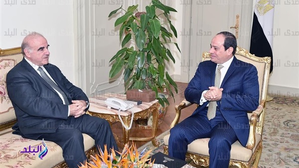 الرئيس السيسى ووزير الخارجية العراقى 