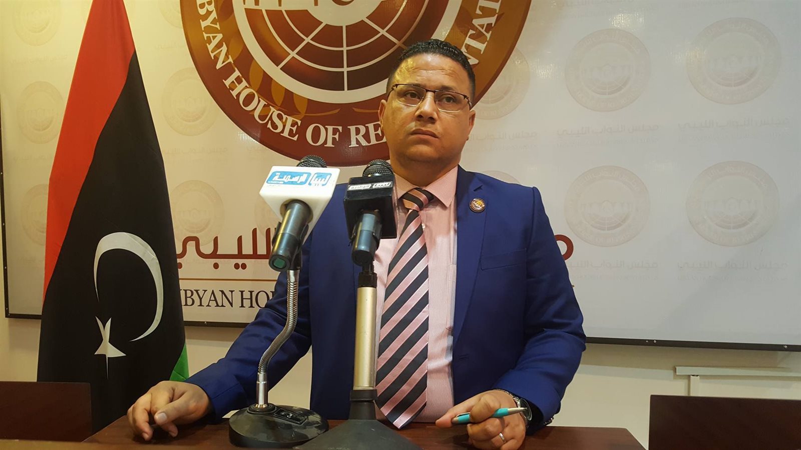 عبد الله بليحق المتحدث باسم مجلس النواب الليبي عبد الله بليحق المتحدث باسم مجلس النواب الليبي