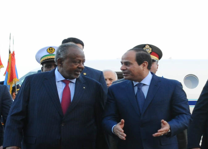 السيسي ورئيس جيبوتي عمر جيلة