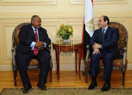السيسي ورئيس جيبوتي عمر جيلة