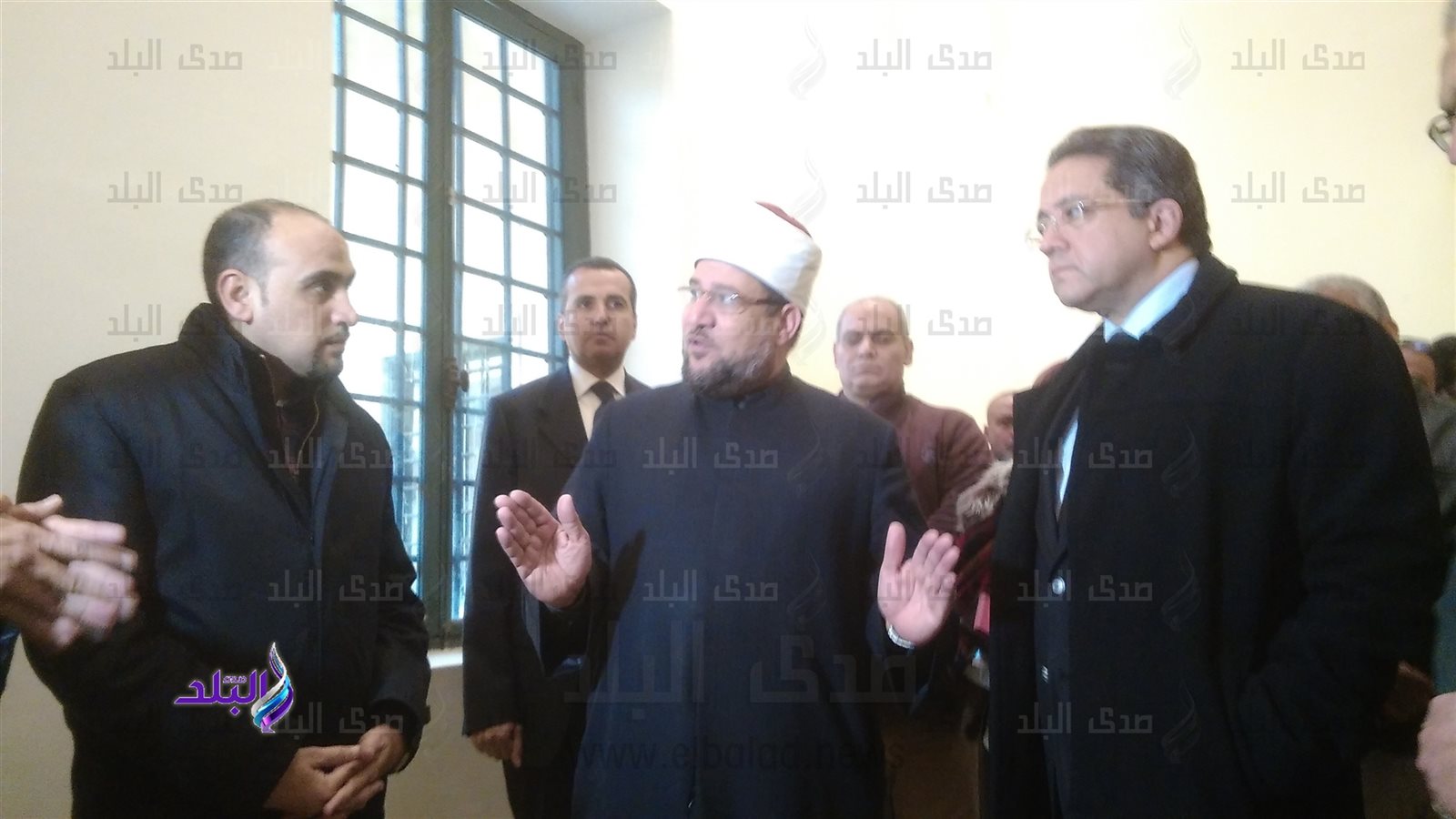 وزير الأوقاف مع العناني وزير الأوقاف مع العناني