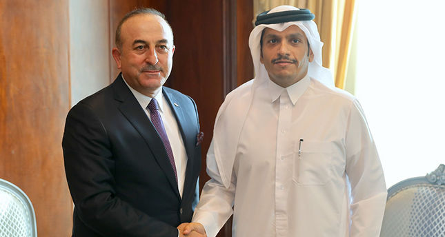 الوزيران التركي والقطري الوزيران التركي والقطري