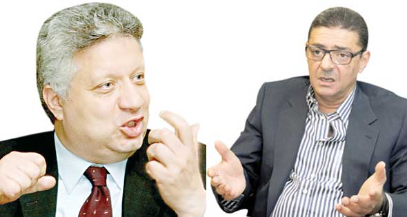 محمود طاهر ومرتضى منصور