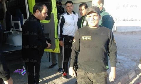الرئيس السيسي خلال جولته لمرفق الإسعاف بشرم الشيخ الرئيس السيسي خلال جولته لمرفق الإسعاف بشرم الشيخ