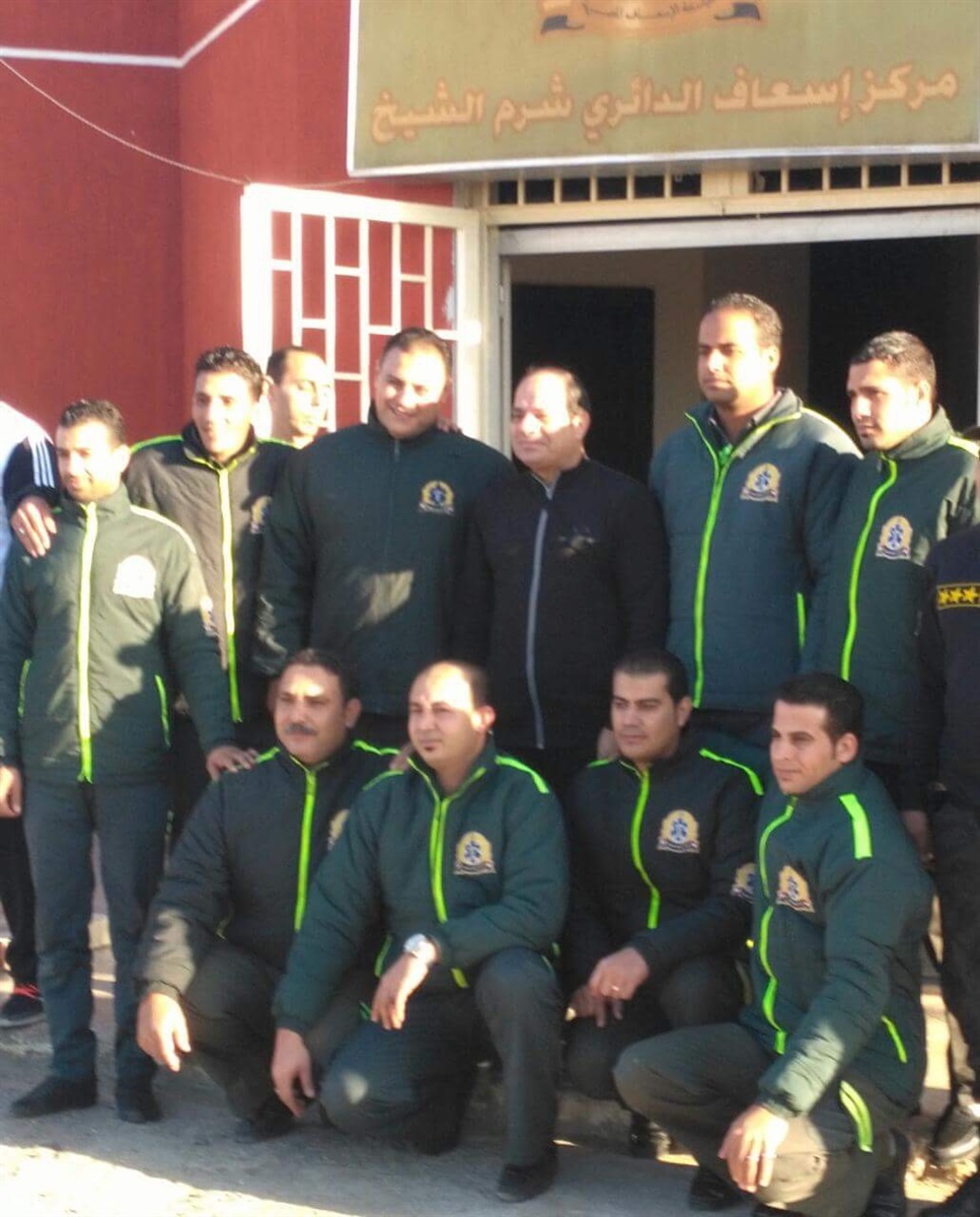 تفاصيل افطار " السيسى" مع رجال اسعاف