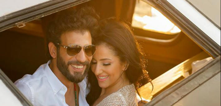 الفنانة حنان مطاوع وزوجها