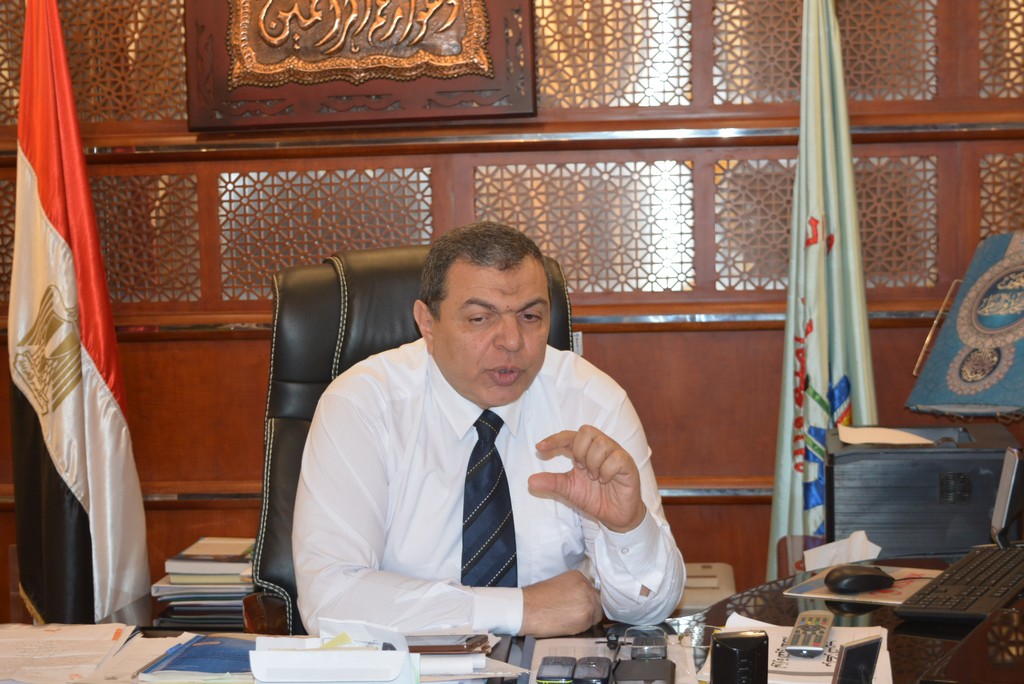 وزير القوي العاملة محمد سعفان وزير القوي العاملة محمد سعفان