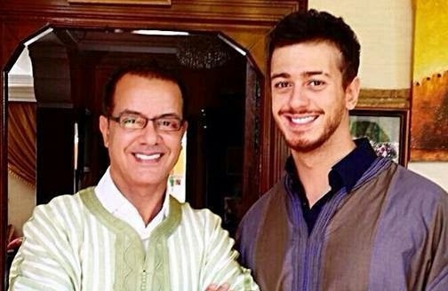 سعد لمجرد ووالده سعد لمجرد ووالده