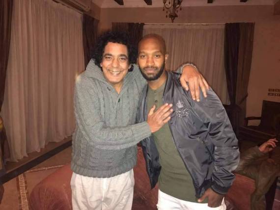 شيكابالا مع محمد منير شيكابالا مع محمد منير