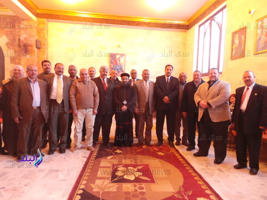 جانب من الاحتفال باعياد الميلاد بجنوب سيناء