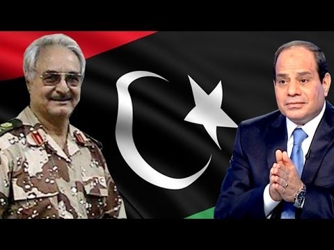 الرئيس عبد الفتاح السيسى والفريق خليفة حفتر 