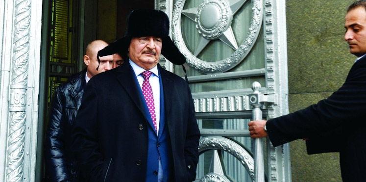 حفتر يجتمع برئيس الأركان الروسي