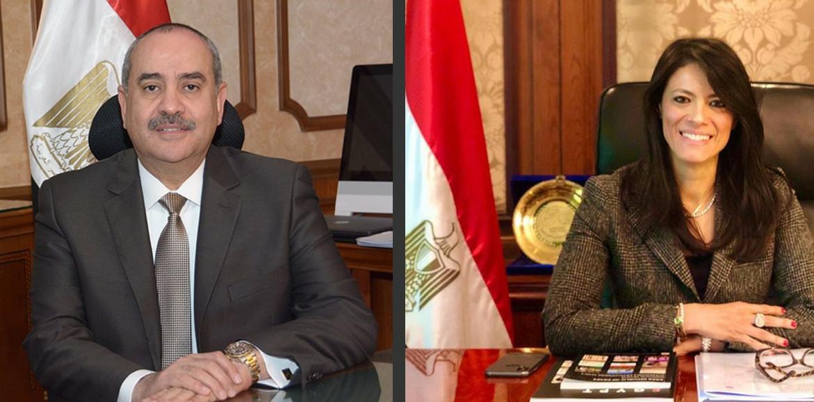 وزيرا التعاون الدولي والطيران