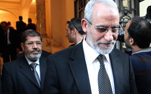 محمد بديع ومحمد مرسي