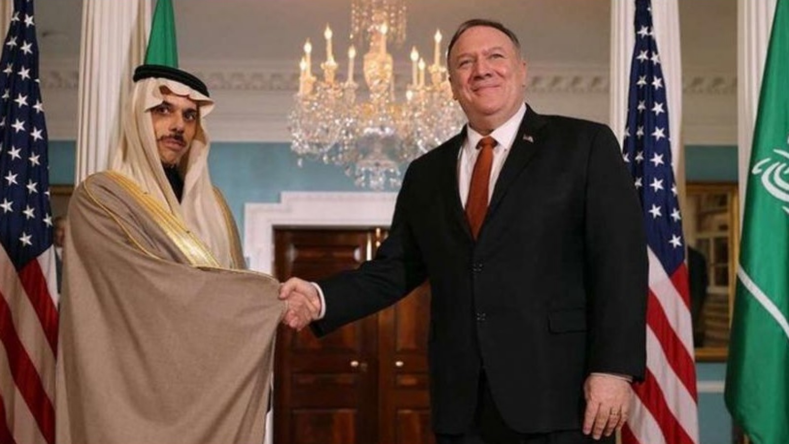 وزير الخارجية السعودي ونظيره الأمريكي