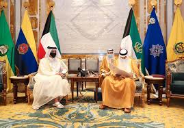 جانب من لقاء الكويت وقطر