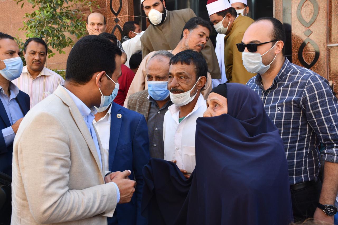  نائب محافظ الفيوم يفتتح مسجد الحافظ بالشواشنة