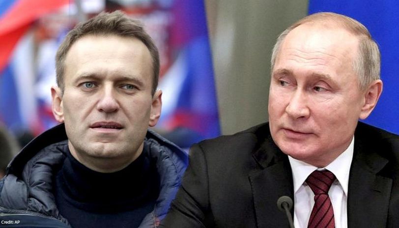 فلاديمير بوتين وأليكسي نافالني