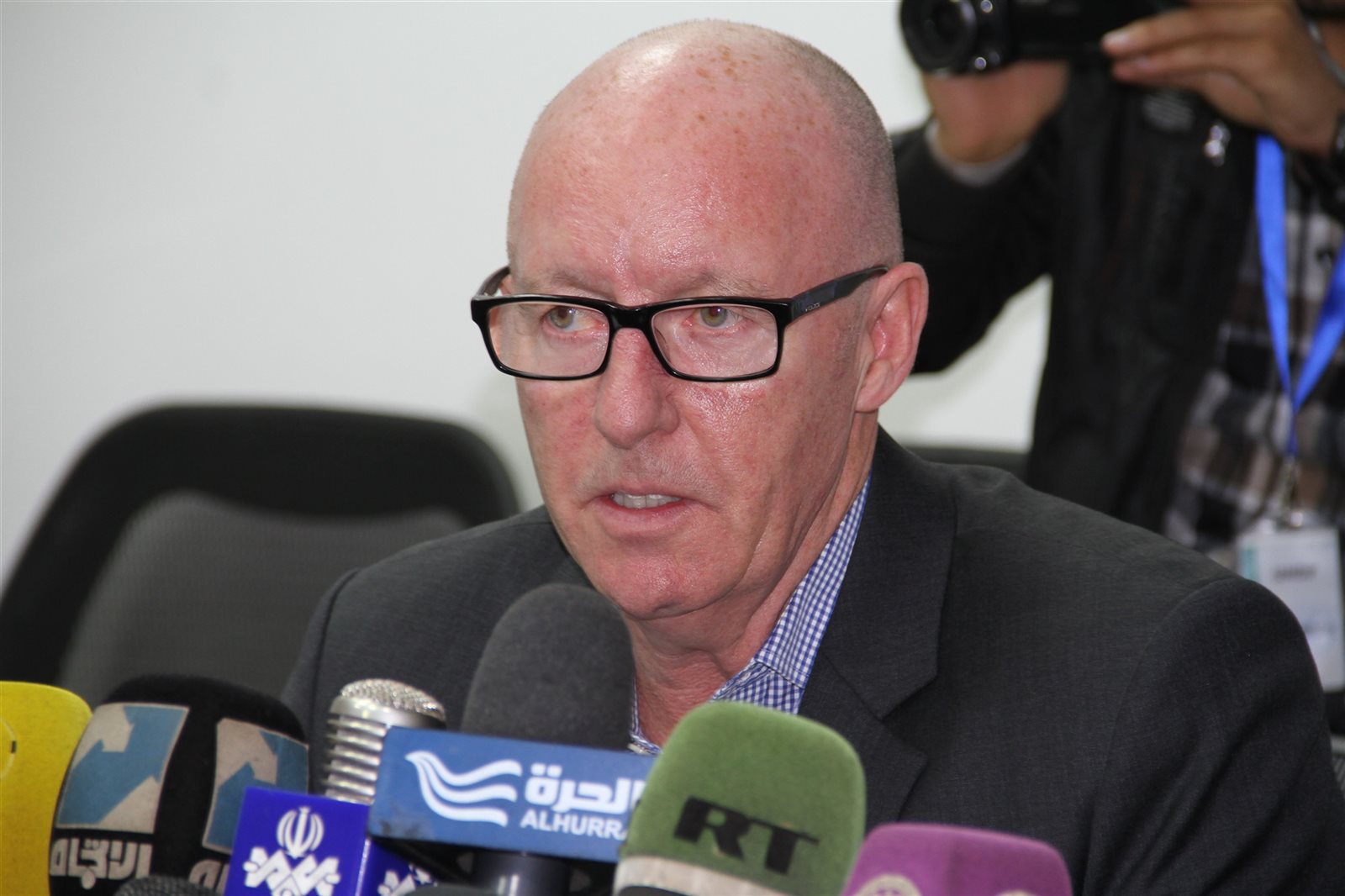 منسق الأمم المتحدة للشئون الإنسانيةجيمي مكجولدريك منسق الأمم المتحدة للشئون الإنسانيةجيمي مكجولدريك