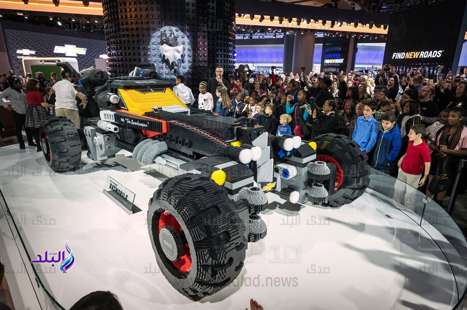 سيارة باتمان من المكعبات