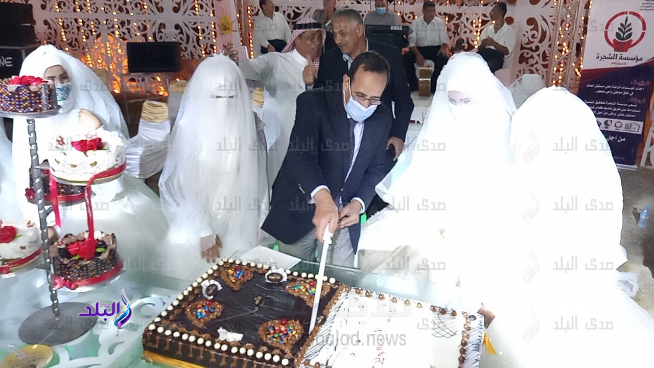 حفل زفاف جماعي بالعريش ل 100عروسة العريش