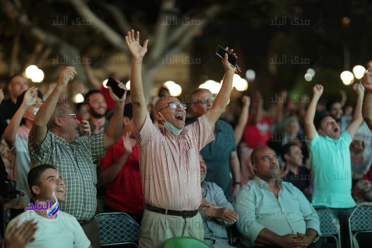 فرحة داخل النادي الأهلي