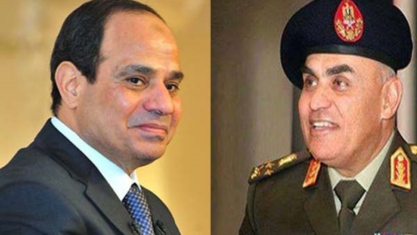 الفريق صدقي صبحي ـ الرئيس عبد الفتاح السيسي الفريق صدقي صبحي ـ الرئيس عبد الفتاح السيسي