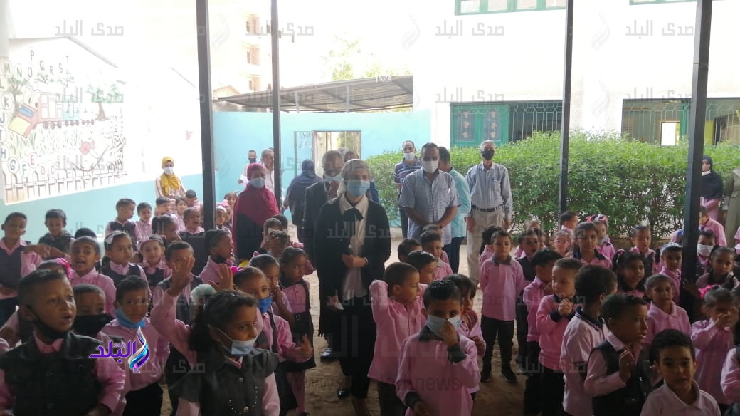 جانب من اول ايام الدراسة بسفاجا