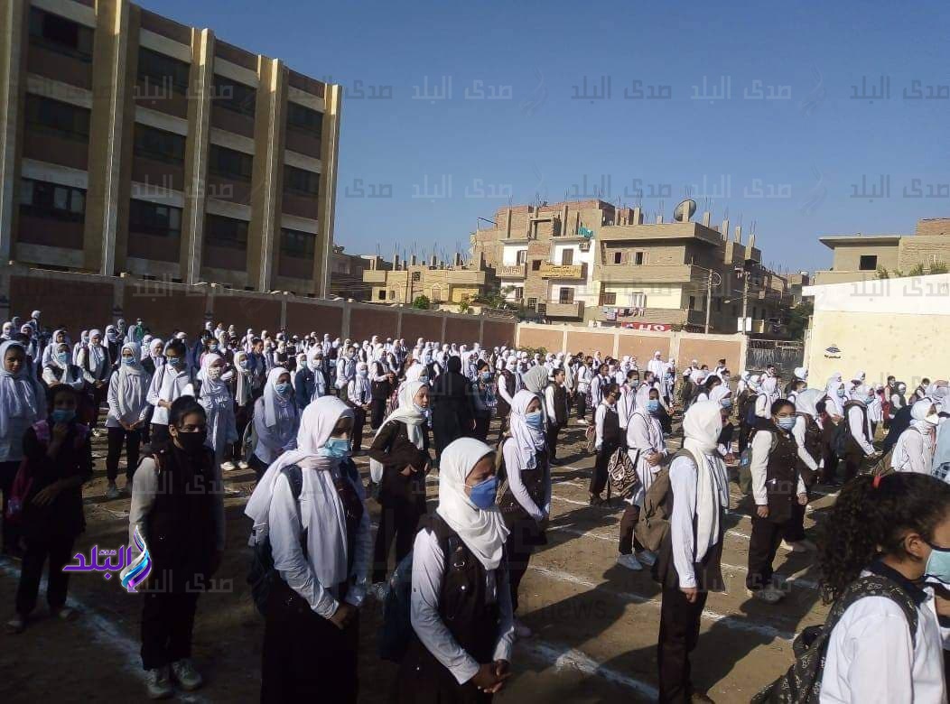 جانب من الدراسة بالمنيا 