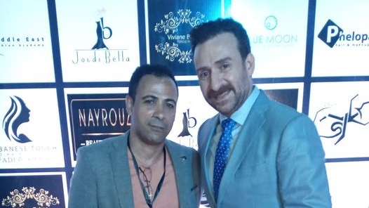 نضال الشافعى ومحرر صدى البلد