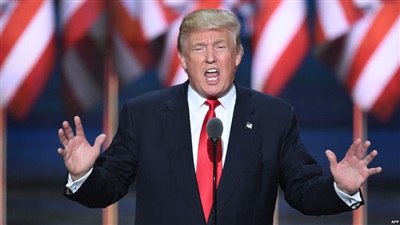 الرئيس الأمريكي دونالد ترامب