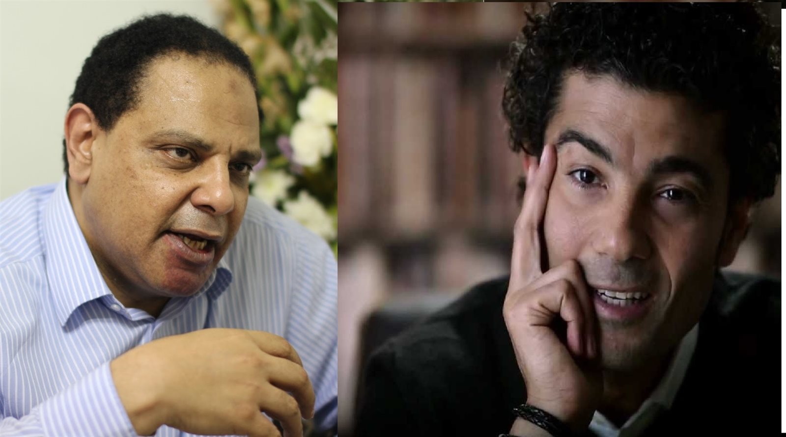 علاء الاسوانى وخالد النبوى 