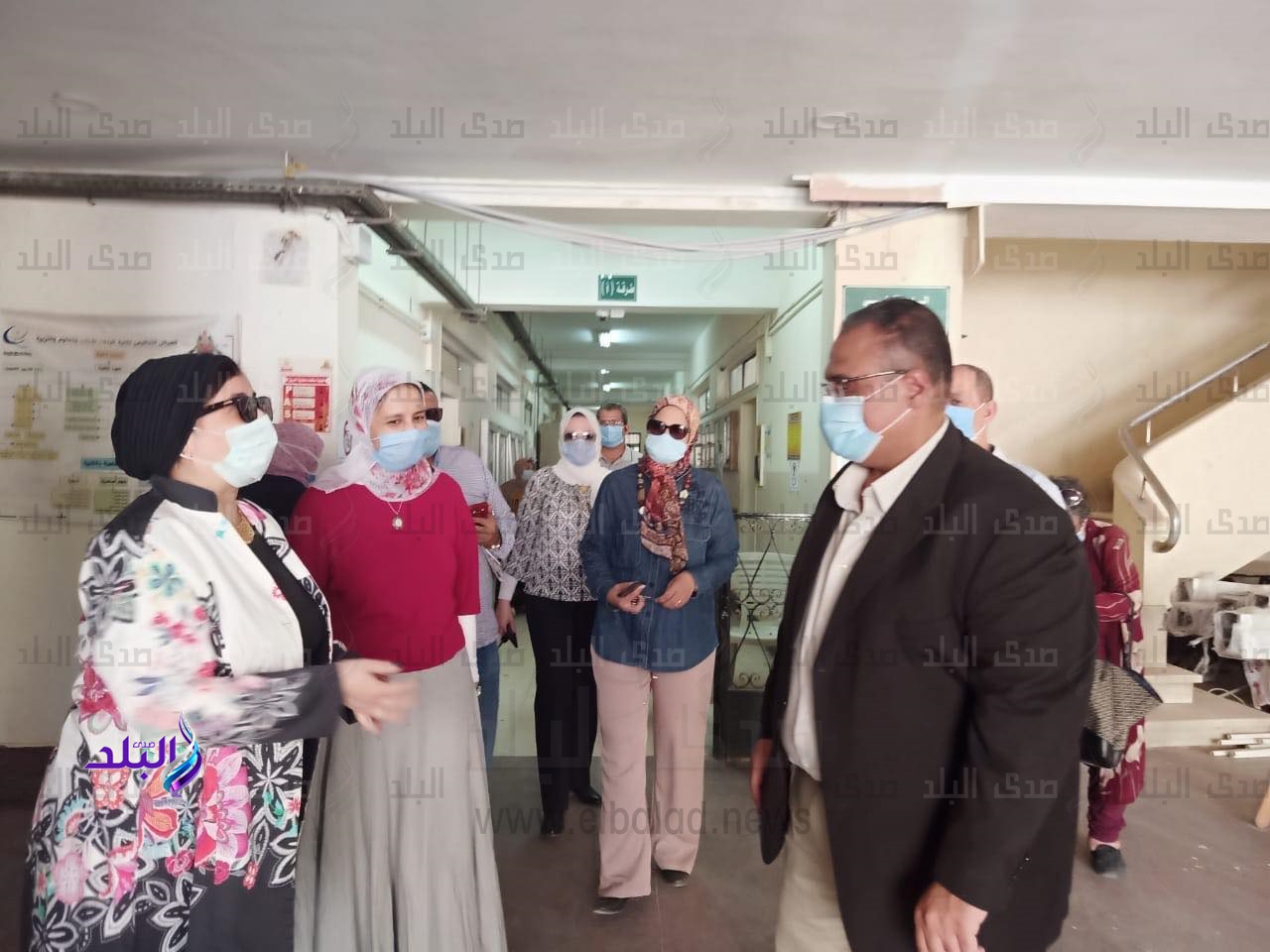 جولة نائب رئيس جامعة عين شمس
